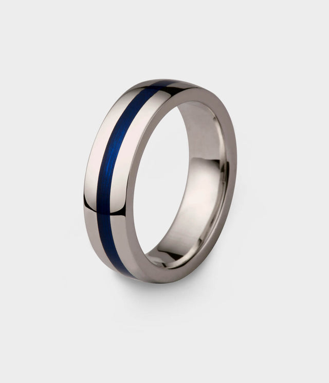 Enamel Geo Ring by Stephen Einhorn